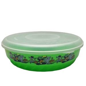 Vintage Halloween Snack Candy Bowl Trick or‎ Treat Pumpkins Mummy PACKERWARE USA